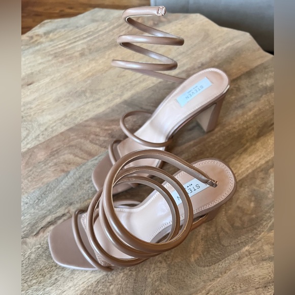 Womens Steve New York Heels Size 9 Wrap Around Ankle - Picture 2 of 9